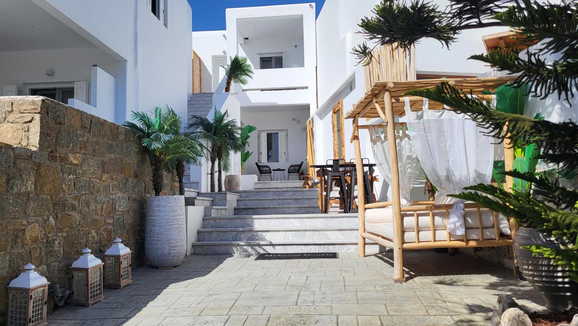 Mykonos Double Luxury Mini Suites - Adults Only Ano Mera Esterno foto